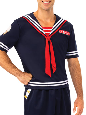 Steve Scoops Ahoy Costume Stranger Things Adult 701921