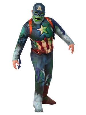 Captain America 'What If?' Zombie Deluxe Costume, Adult