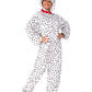 Dalmatian Furry Onesie Costume, Adult