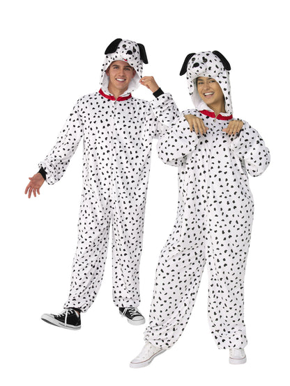 Dalmatian Furry Onesie Costume, Adult