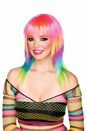 Club Candy Candi Striped Wig - Adult