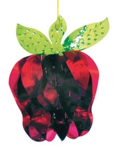 Medium Apple  Metallic Hanging Decoration