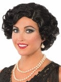 Flapper Black Wig