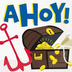 Ahoy Pirate Lunch Napkins