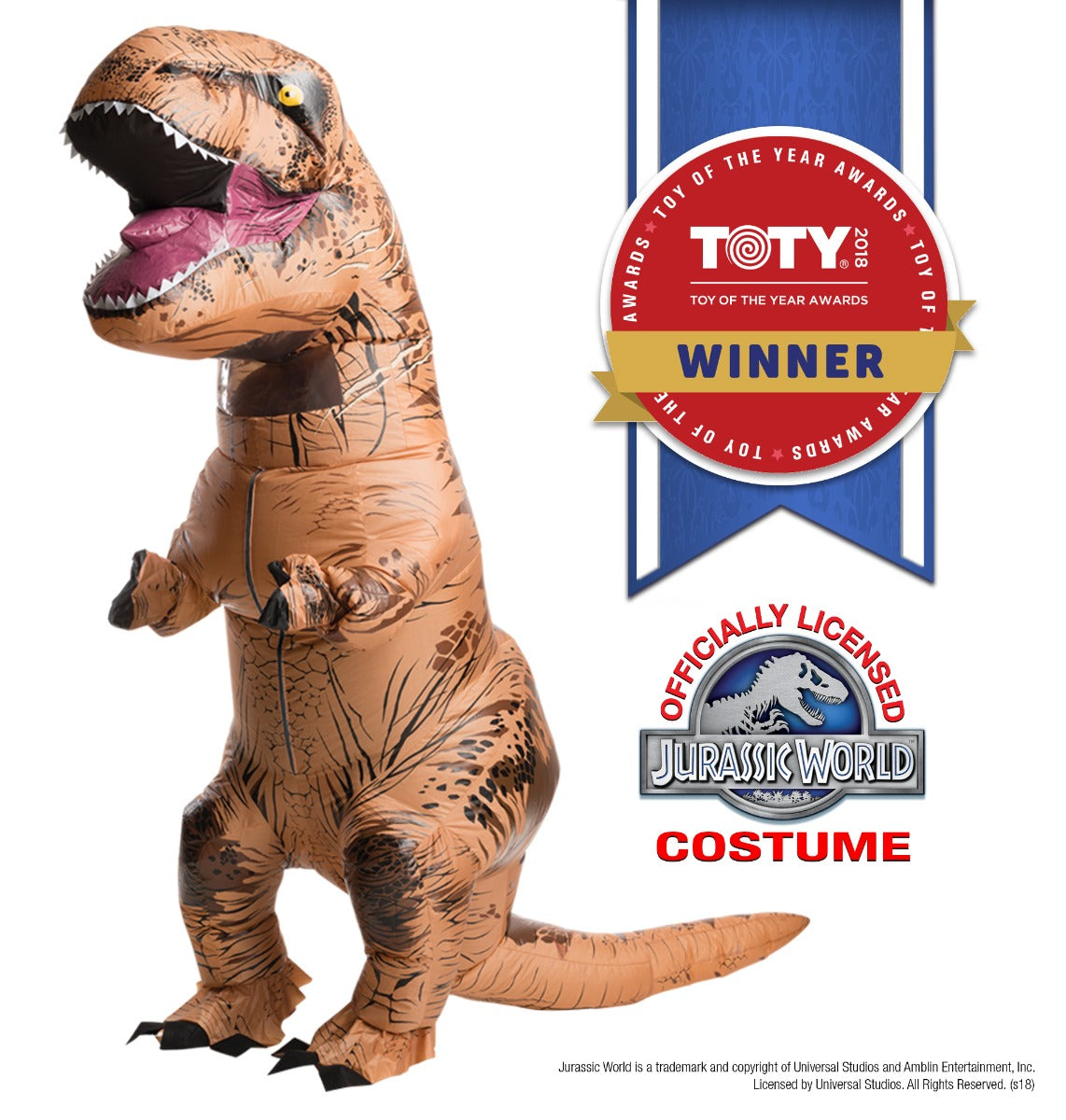 T-Rex Inflatable Costume, Adult