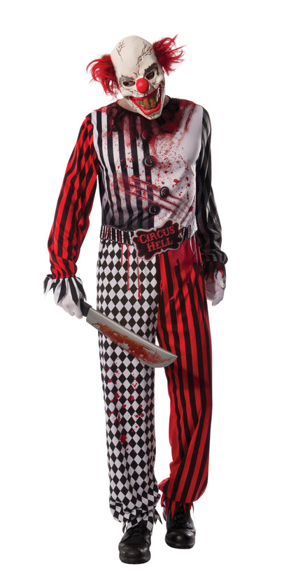 Evil Clown Costume, Adult