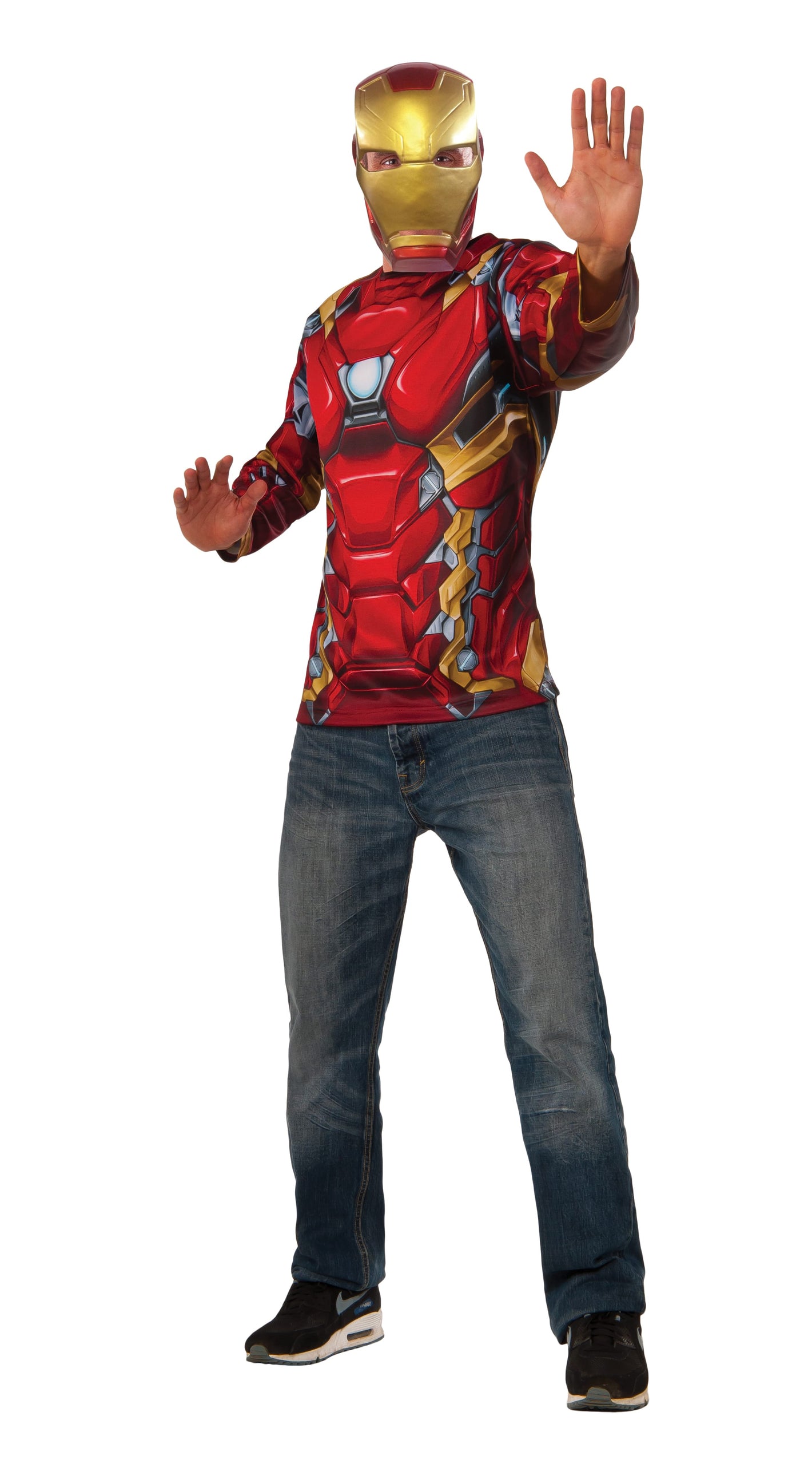 Iron Man Adult Costume Top, Adult