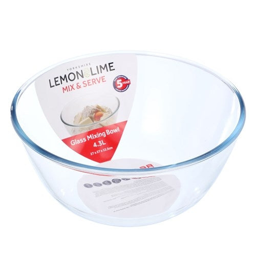 Glass Mixing Bowl 4.3L