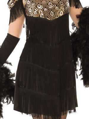 Gold Flapper Costume, Adult