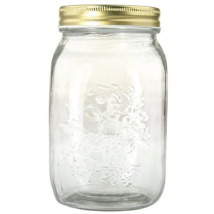 Roma Glass Conserve Jar 1L 10X10X17CM