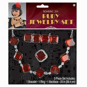 Ruby Jewelry Set