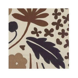 Marimekko Suvi brown napkin