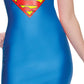 Supergirl Tube Dress Adult 880422