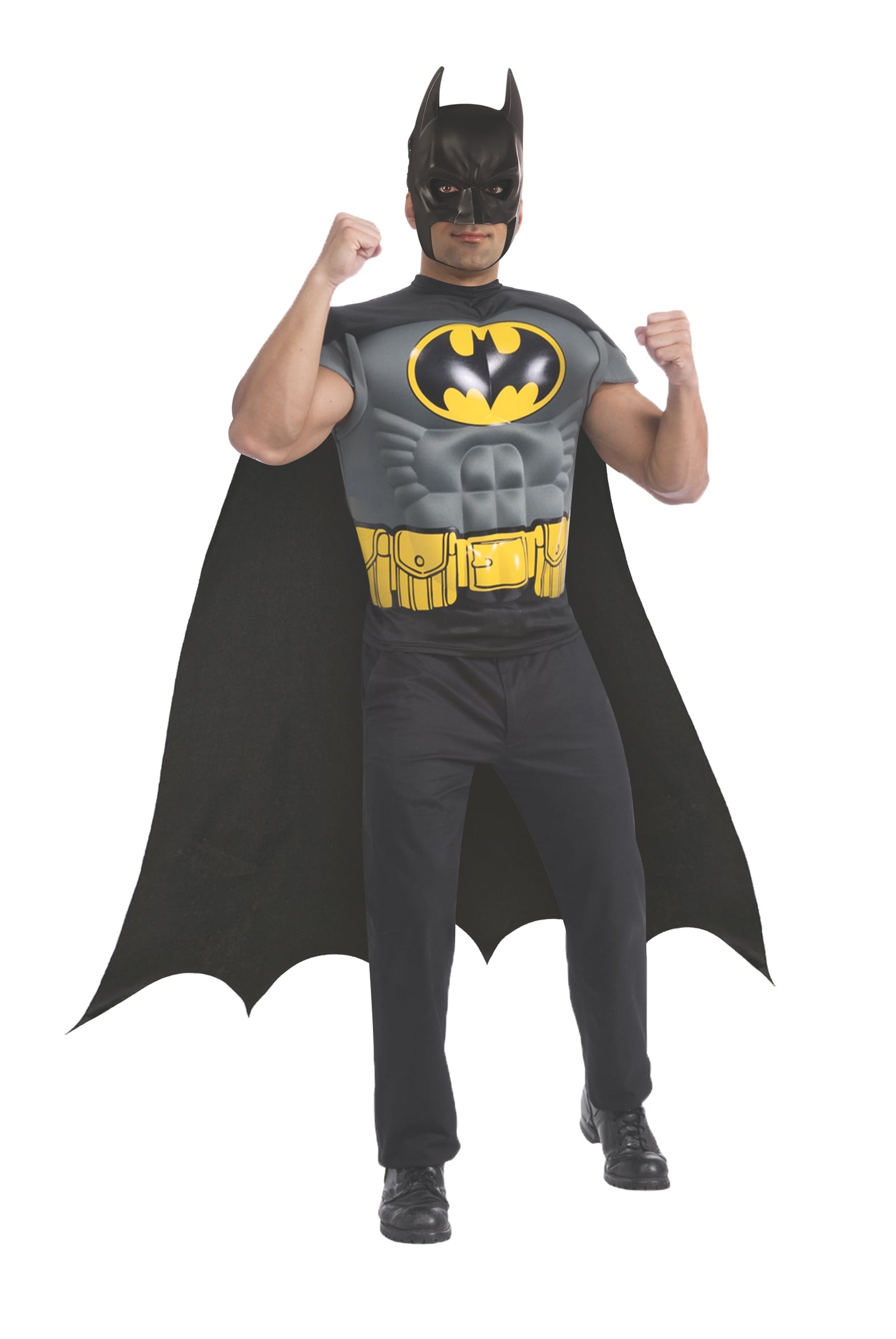 Batman Muscle Chest Shirt, Adult