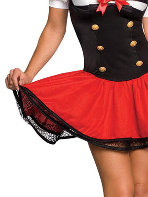 Navel Pin Up Secret Wishes Costume Adult 889109