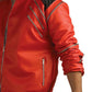 Michael Jackson Beat It Deluxe Red Zipper Jacket Adult 889774