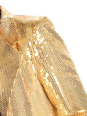 Sequin Jacket Men Gold Adult 889992