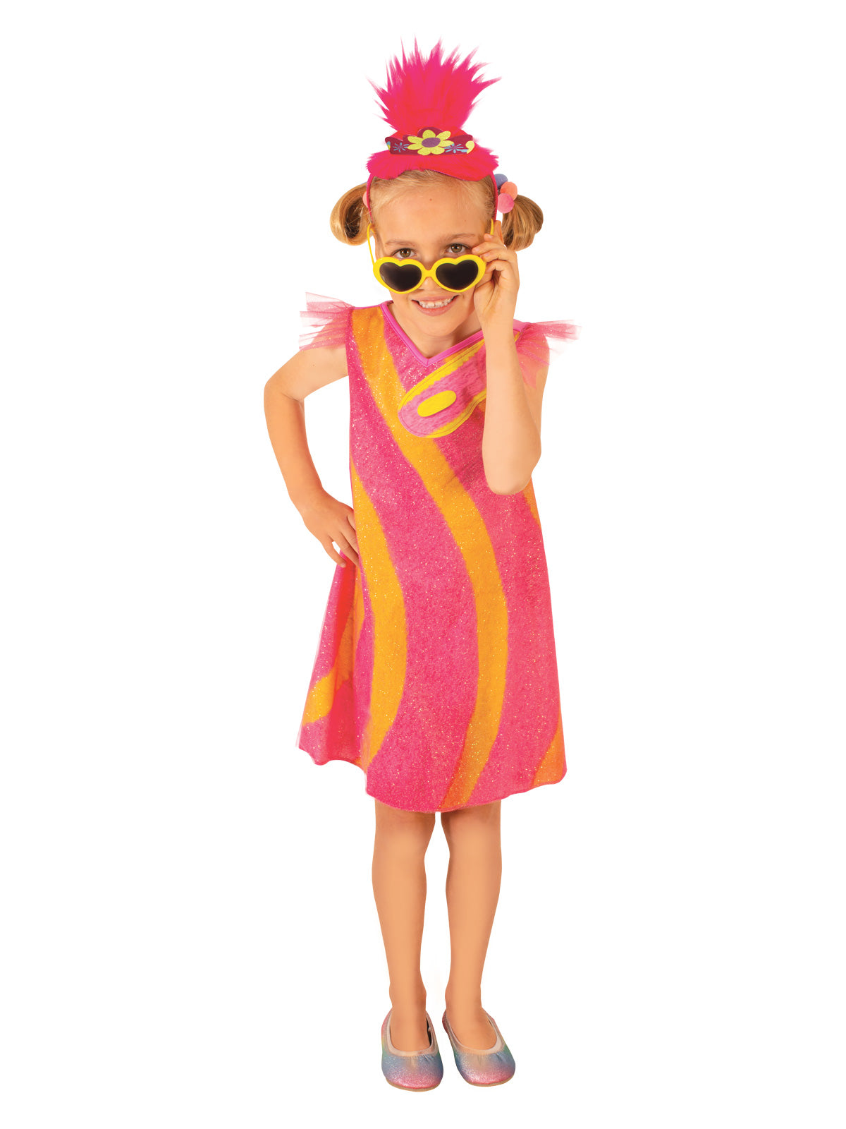 Poppy Deluxe Trolls 2 Pop Costume, Child