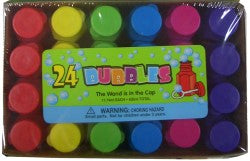 Multicolour Party Bubbles 24PK