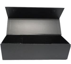 Magnetic Lid Single Bottle Box-Black