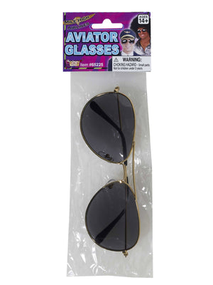 Aviator Glasses - Gold