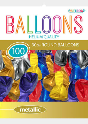 Mix colour Metallic Latex Balloons