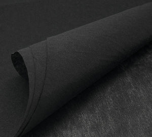 Non-Woven Flower Wrapping Paper Sheets-Black