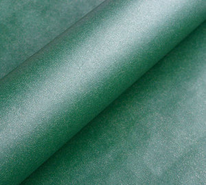 BROWN KRAFT-Emerald Green Wrapping Paper