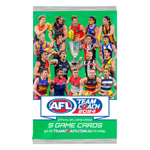 AFL Team Coach Footy Cards