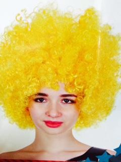 Afro Wig Yellow