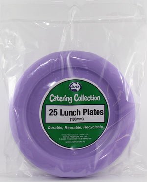 Heavy Duty Lavender Lunch Plates