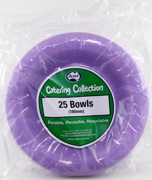 Heavy Duty Plastic Lavender Bowls