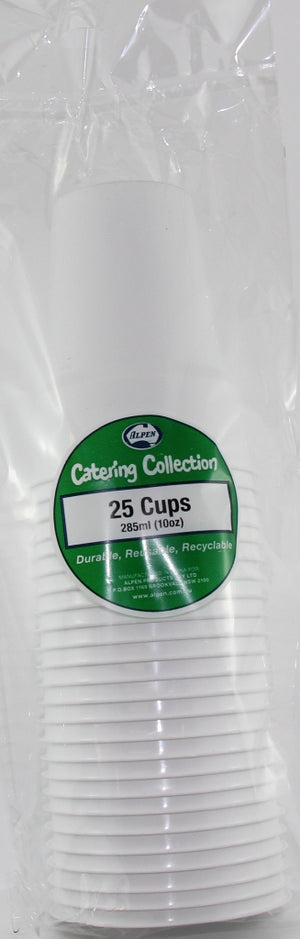 Heavy Duty White Cold Plastic Cups