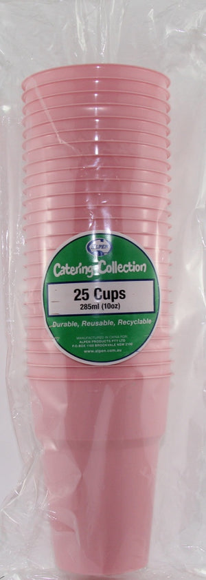 Heavy Duty Light Pink Cold Plastic Cups