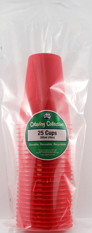 Heavy Duty Red Cold Plastic Cups