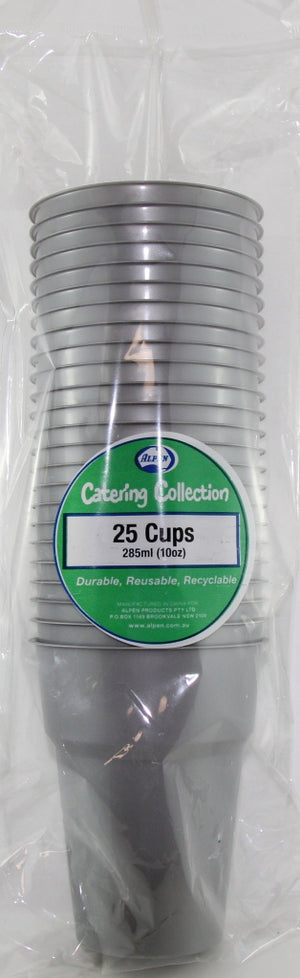 Heavy Duty Silver Cold Plastic Cups