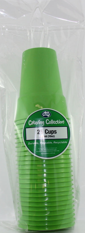 Heavy Duty Lime Green Cold Plastic Cups