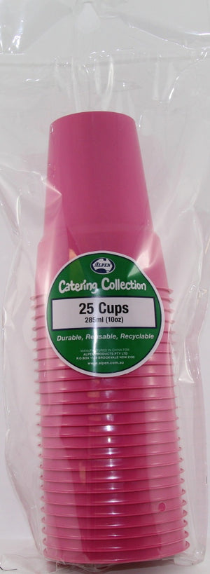 Heavy Duty Magenta Cold Plastic Cups