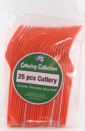 Heavy Duty Orange Forks