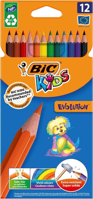 Bic Kids Colourful Pencils 12PK