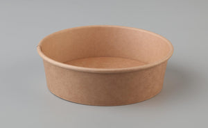 Round Kraft Food Bowls 500ml