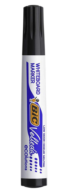 BIC Velleda Whiteboard Markers- Bullet Tip