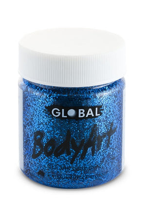 Blue Glitter Face and Body Paint 45ml