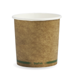 24oz Bio Paper Soup Bowls Brown