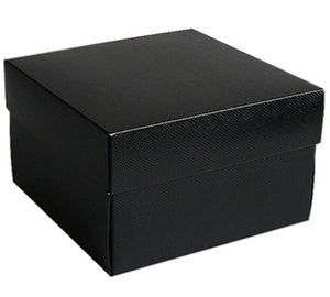 Black Gift Boxes Rice Bowl Blackout Textured 5PK