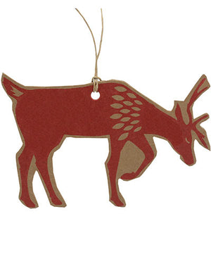 Reindeer on Kraft Gift Tags