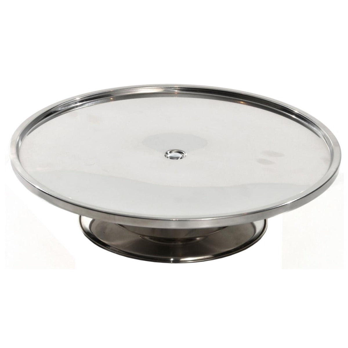 Stainless Steel Cake Stand - Low Base