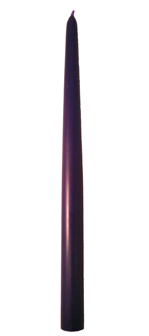 Quality 30cm (12") Purple Tapered Table Candle