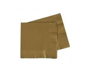 Gold Cocktail Napkins