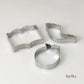 Rosh Hashana Metal Cookie Cutters - 3 Assorted Shapes